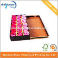 Wholesale customize beautiful chocolate box with red divider in box
